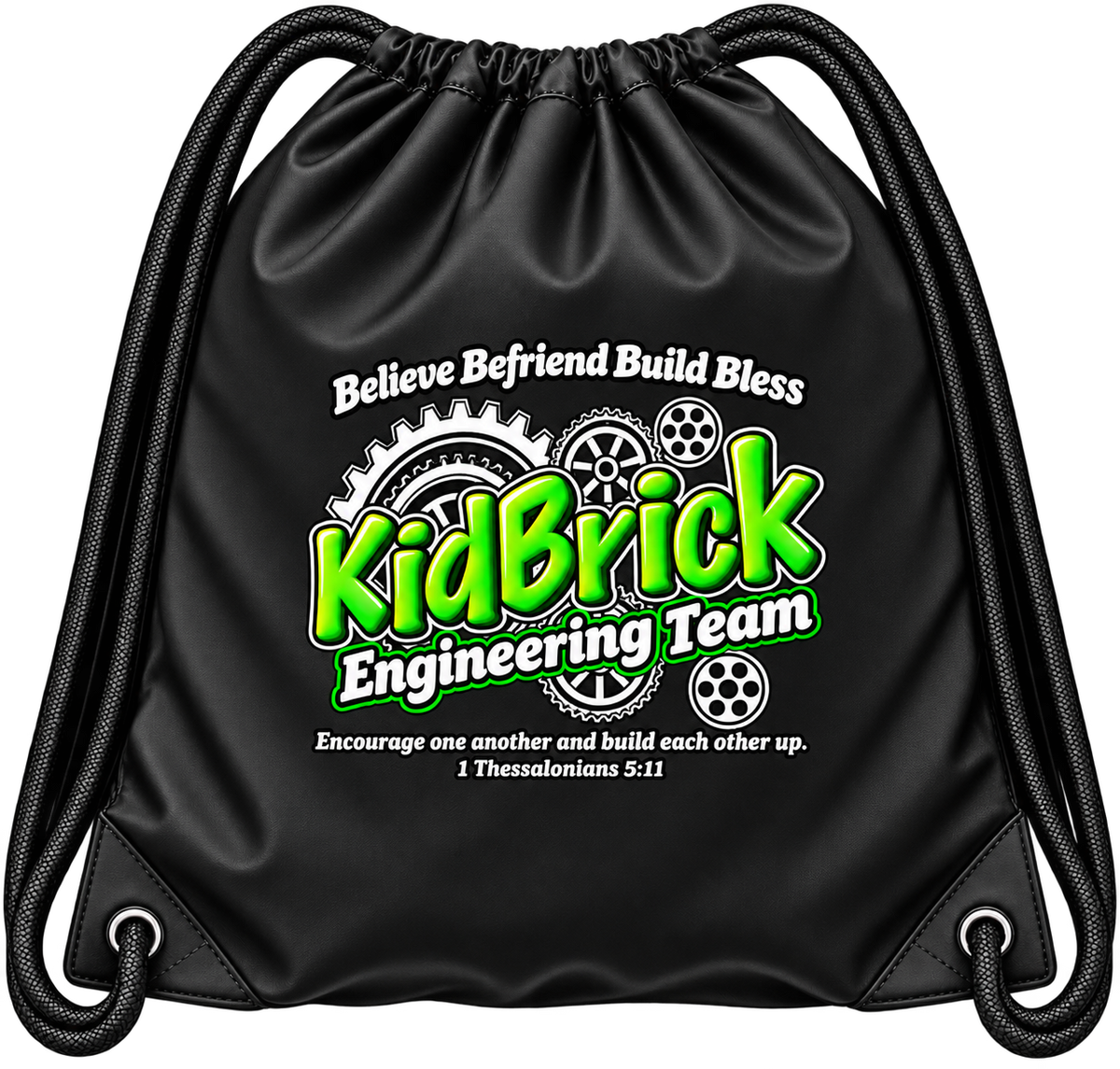 KidBrick Drawstring Backpack