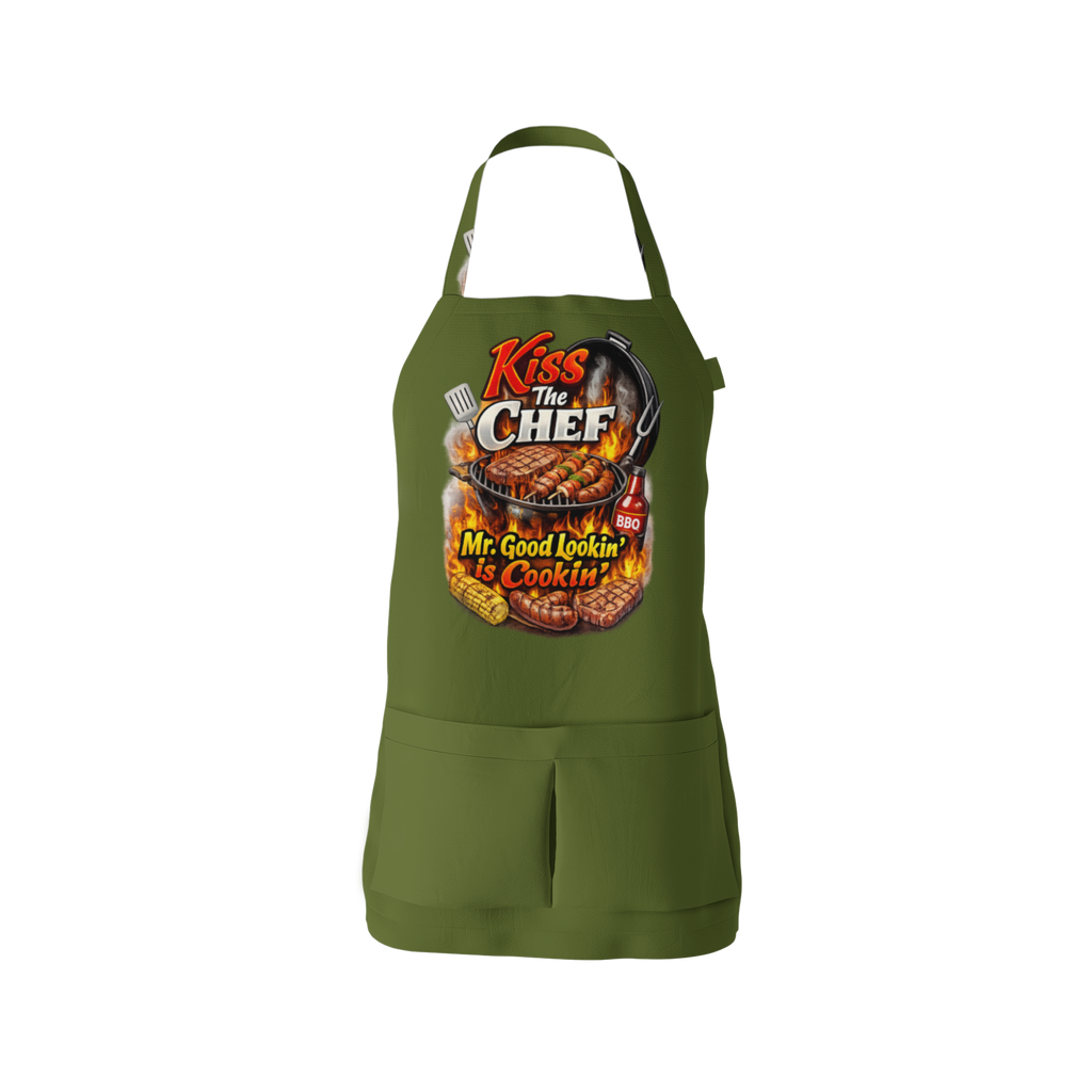 BBQ Apron Kiss The Chef