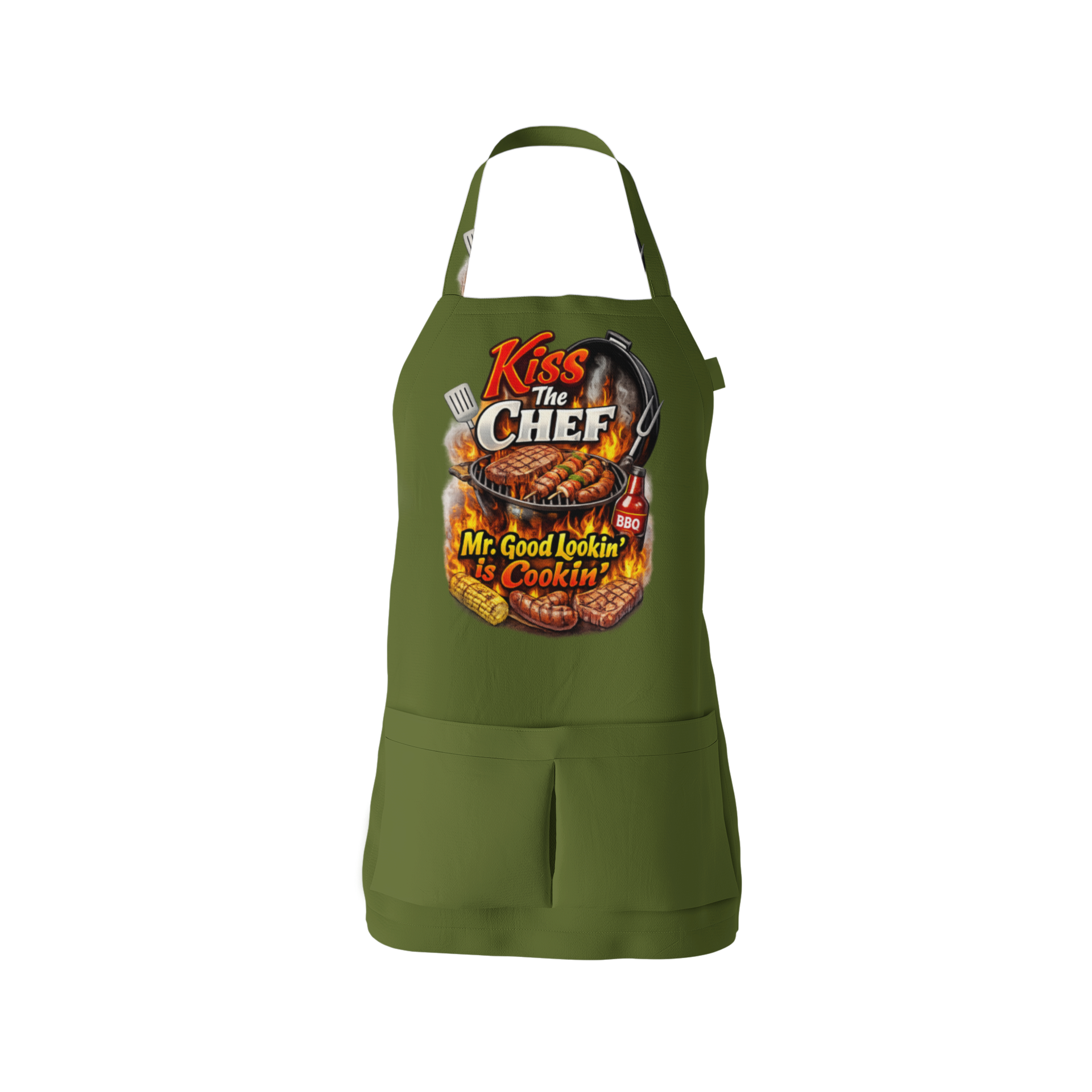 BBQ Apron Kiss The Chef
