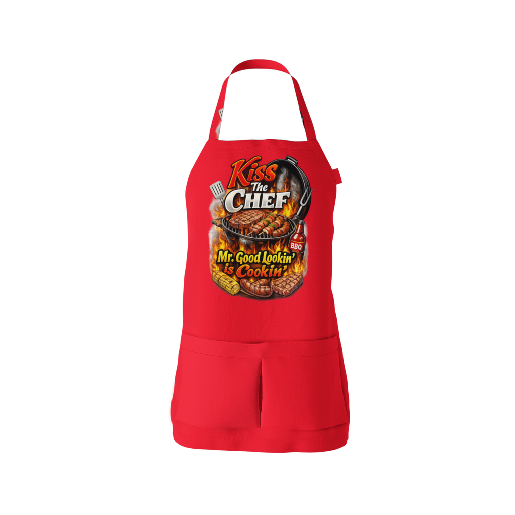 BBQ Apron Kiss The Chef